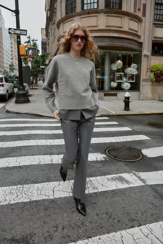 SOFT PLAIN KNIT SWEATER | Zara UK