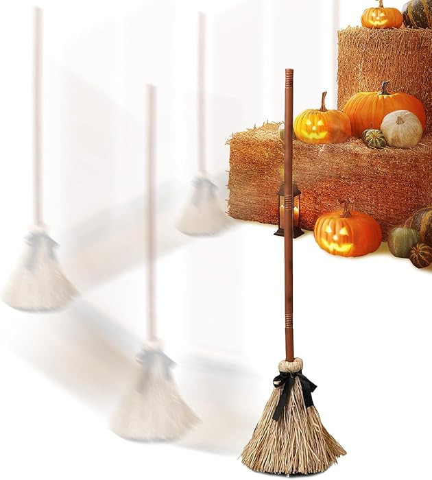 Halloween Magics Broom, Animated Floating Witch Broom with Spooky Sounds, Magicals Animated Hallo... | Amazon (US)