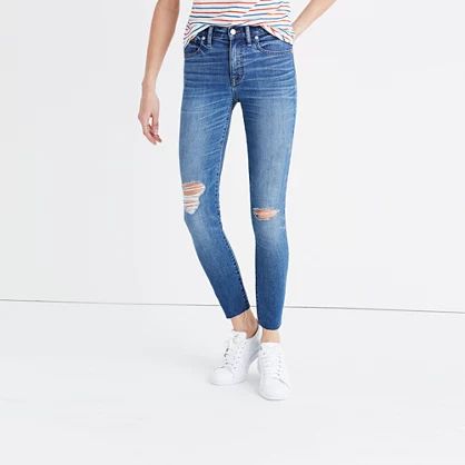 9" High-Rise Skinny Crop Jeans in Bruce Wash | Madewell