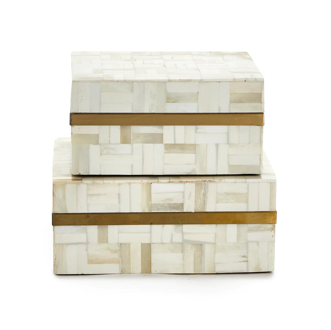 Whitestone Mosaic Tile Box | Megan Molten