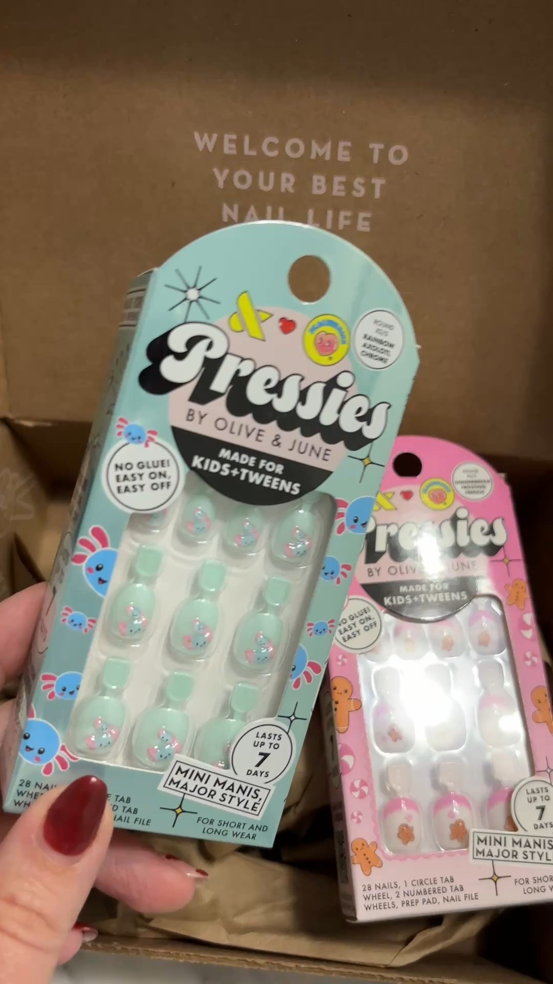 Olive and June Pressies press on nails for girls 

#LTKselfcare #LTKBeauty #LTKKids