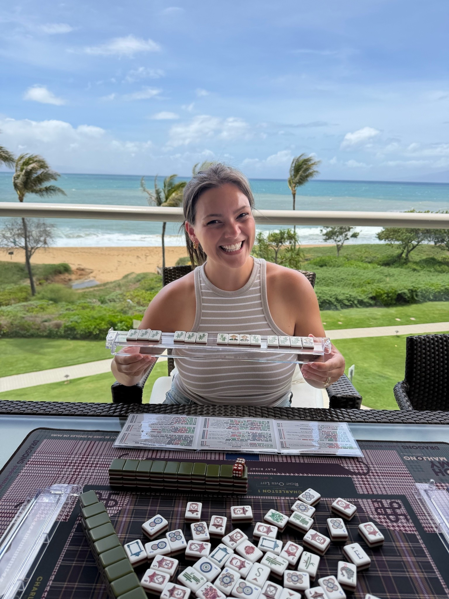 Maui MAHJ! 🀄️🌴 Yep... I packed my whole full size set 🤣😂

#LTKmomlife #LTKTravel #LTKdayinmylife