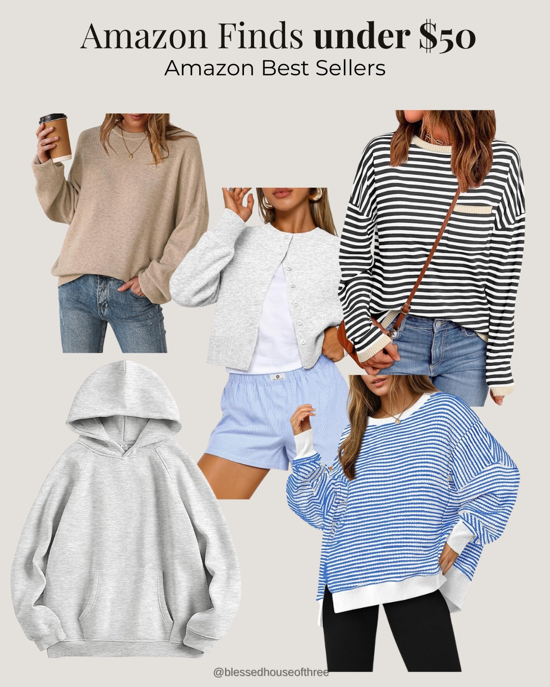 Amazon finds under $50 featuring cozy sweaters, affordable layering pieces, casual shoes, and everyday fashion staples that are highly rated and best sellers. These budget-friendly Amazon fashion finds are perfect for neutral style lovers, casual weekend outfits, cozy everyday wear, and affordable wardrobe basics that look more expensive than they are.

#LTKootd #LTKSaleAlert #LTKSeasonal