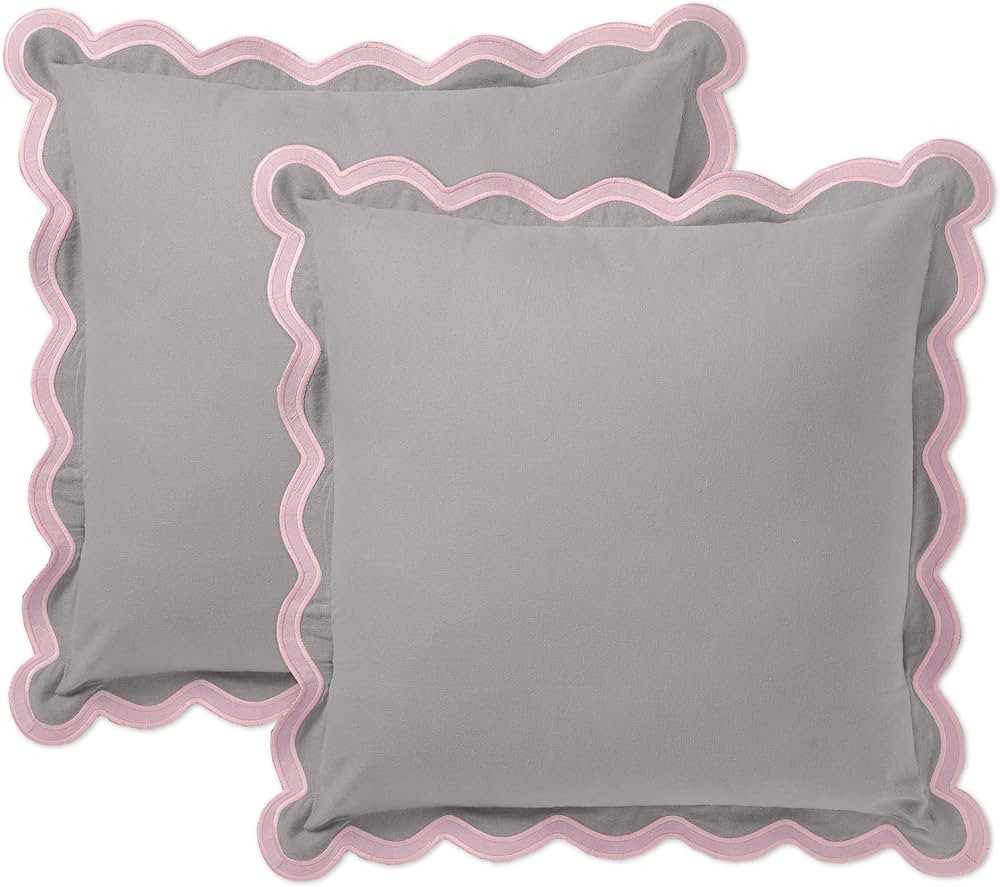 Folkulture Throw Pillow Covers for Couch, 20x20 Decorative Couch Pillows for Living Room, Set of ... | Amazon (US)