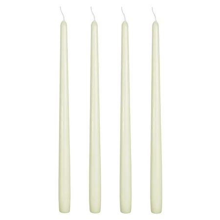 Taper Candle White 4-Pack 10 inches Lo | Walmart (US)