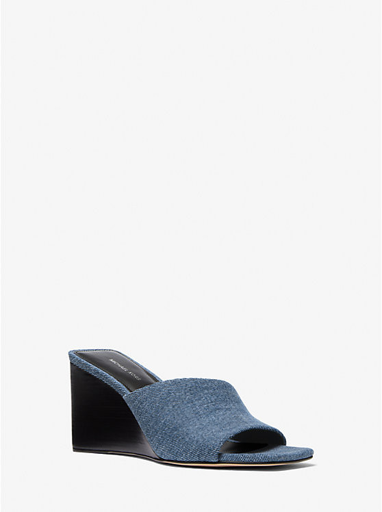Merriam Denim Wedge Sandal | Michael Kors US