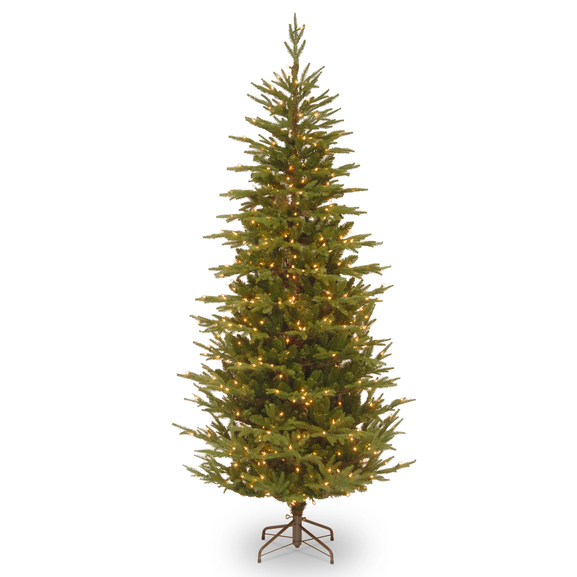 National Tree Company 7.5ft. Frasier Grande Slim Tree with Clear Lights | Wayfair North America