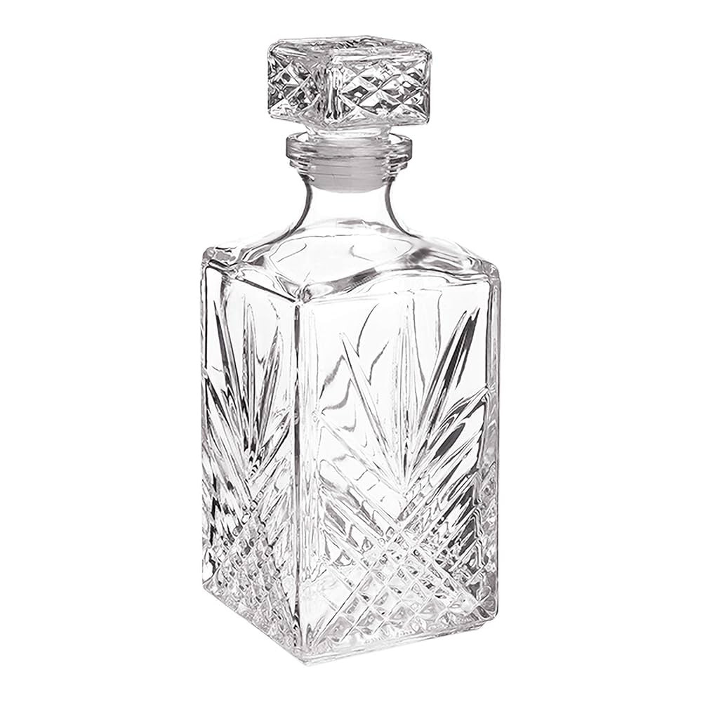 Bormioli Rocco Selecta Collection Whiskey Decanter – Sophisticated 33.75oz Diamond Decanter Wit... | Amazon (US)