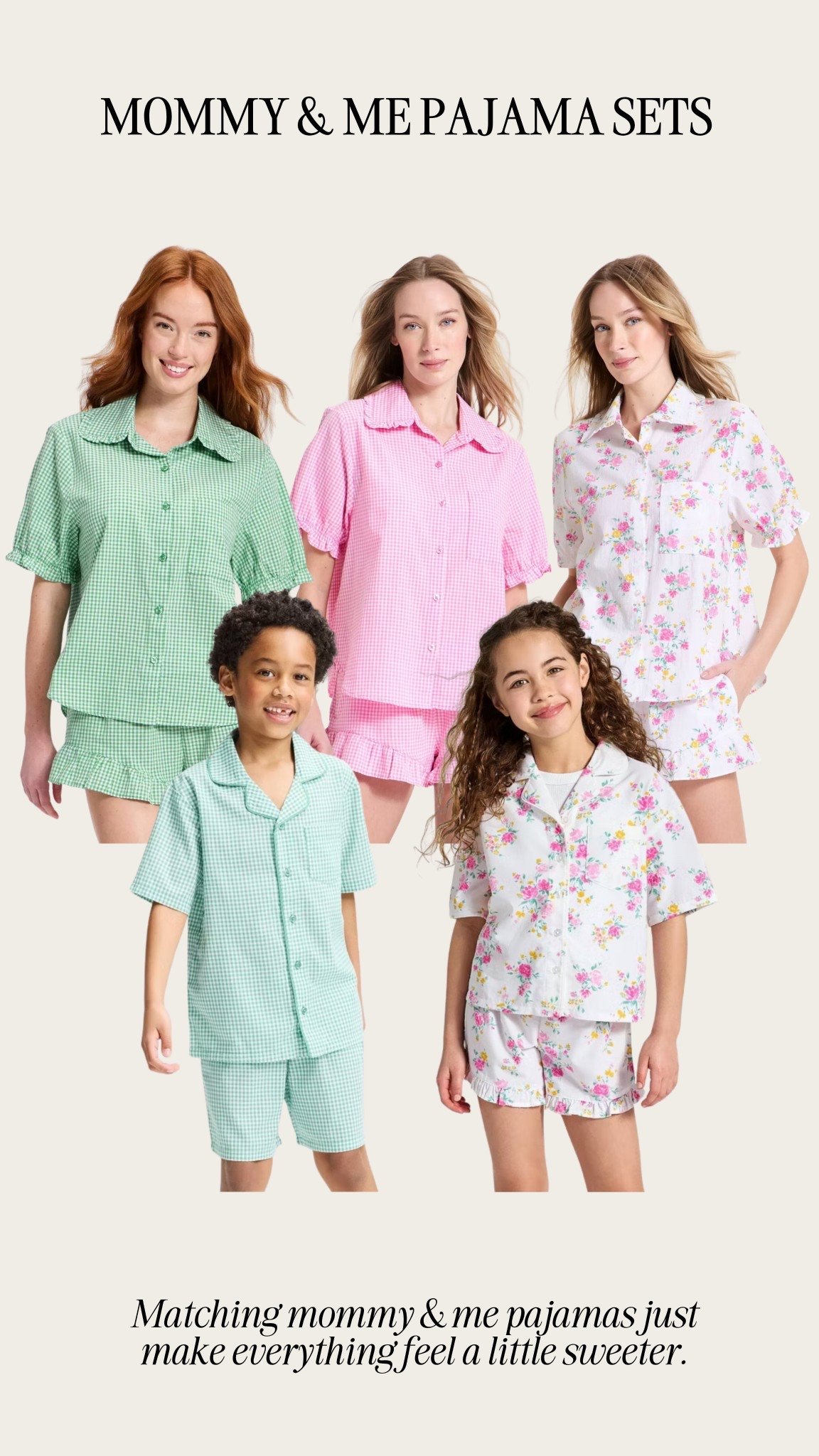Matching mommy & me pajamas just make everything feel a little sweeter!

@Target 
pajamas, women’s pajamas, kids pajamas, matching pajamas

#LTKMothersDay