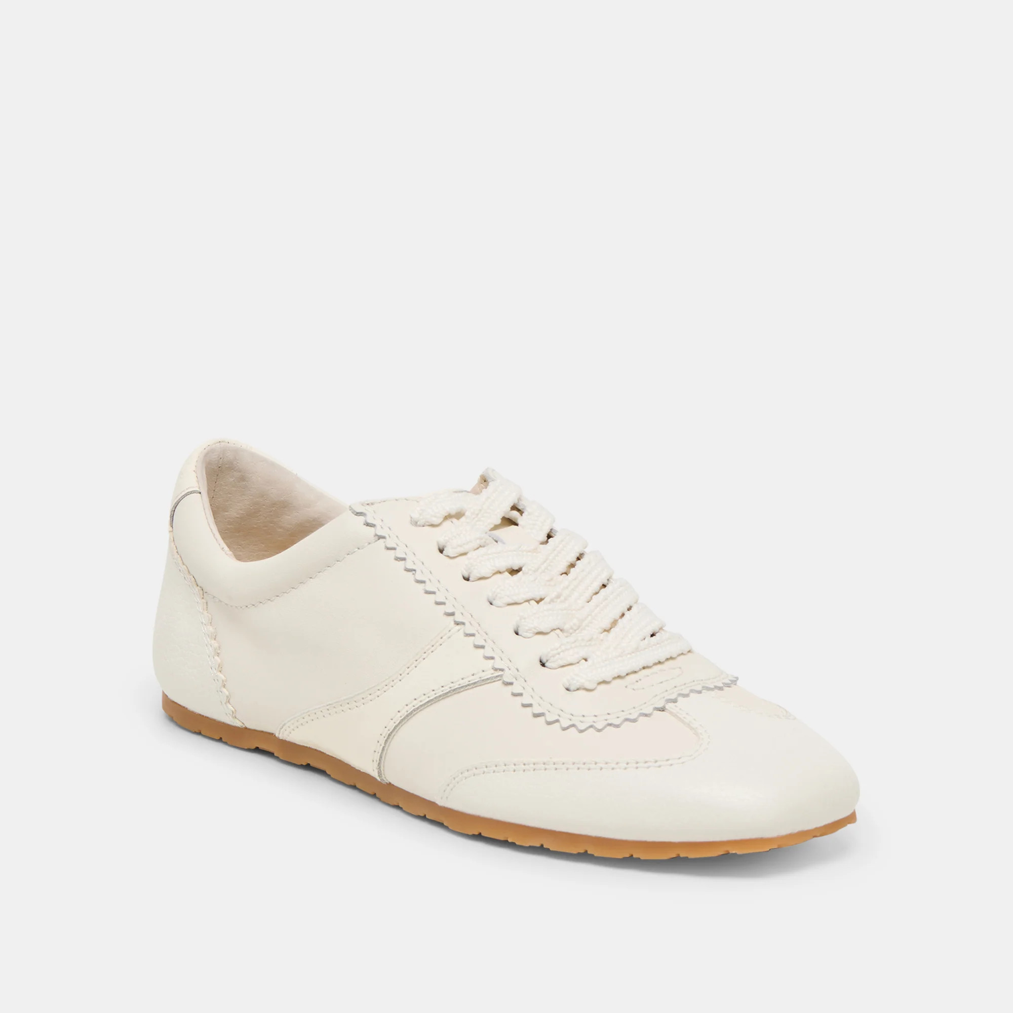 Dorie Sneakers White Leather | DolceVita.com