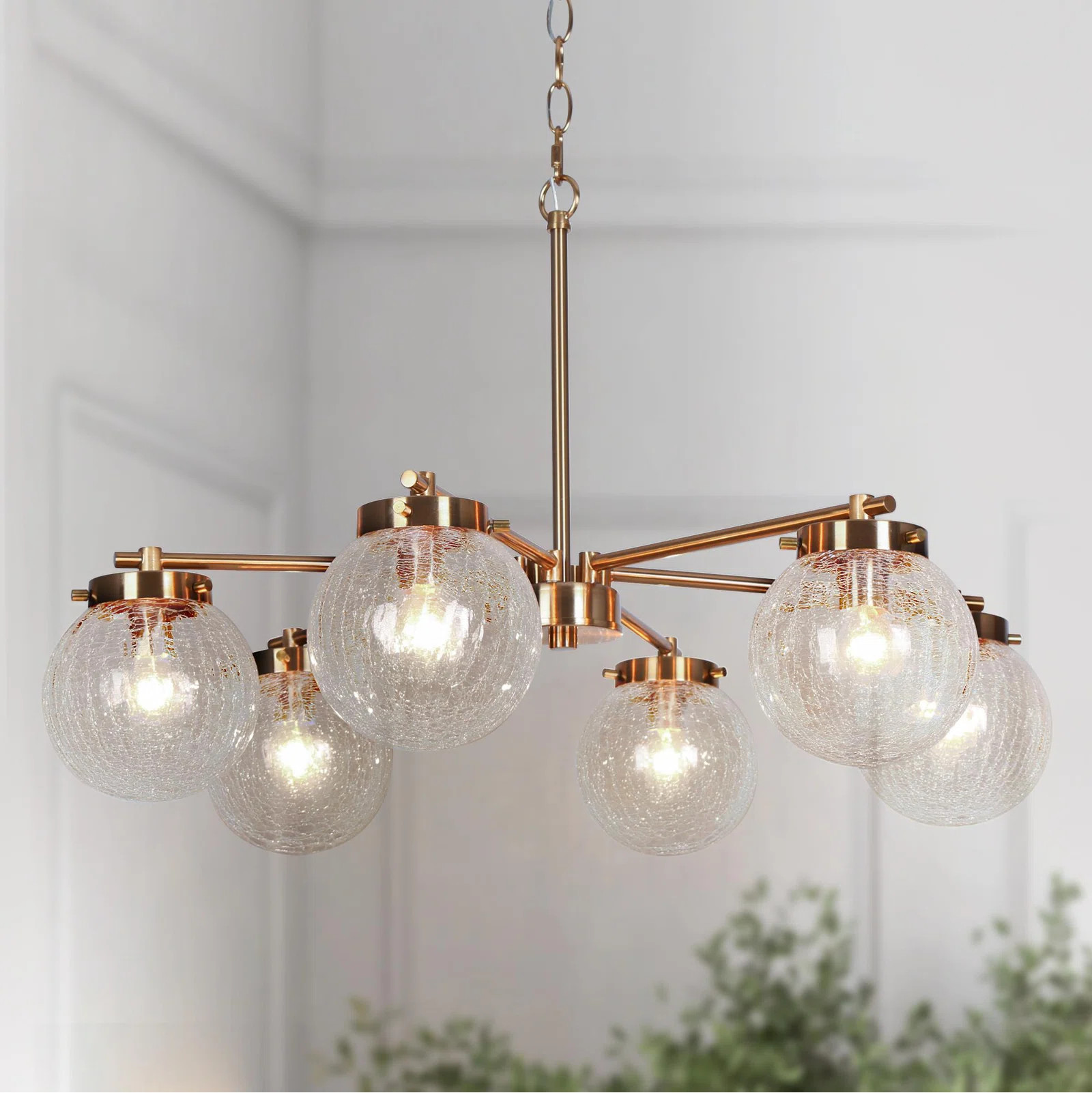 Beesley 6 - Light Dimmable Wagon Wheel Chandelier UL Certified | Wayfair North America
