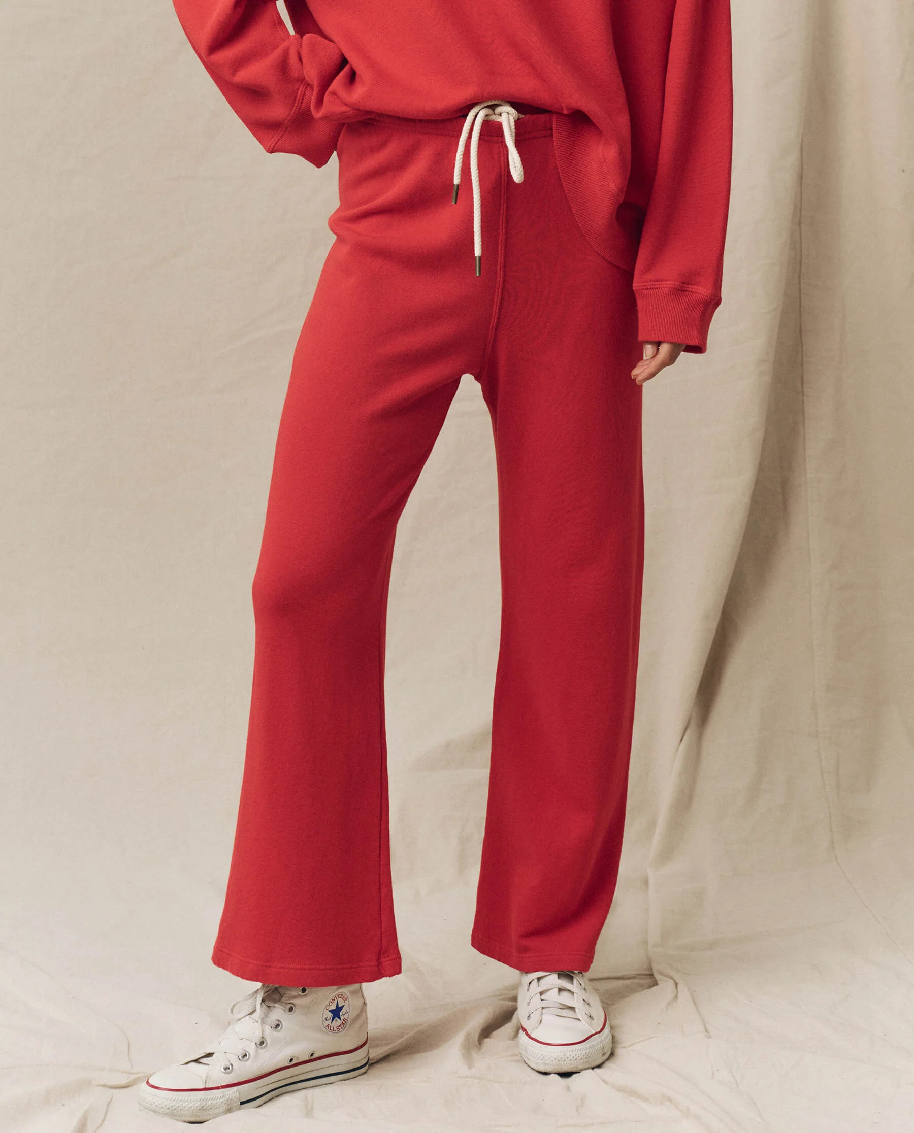 The Lap Sweatpant. Solid -- Campfire | THE GREAT.