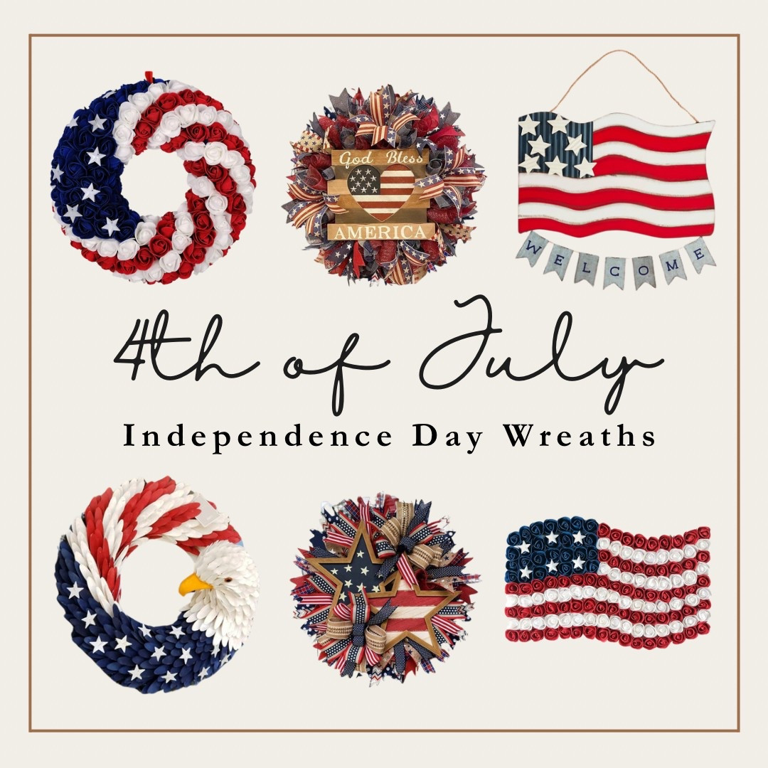 4th of July, Independence Day Wreaths.

#LTKSeasonal #LTKHome #LTKSummerEdit