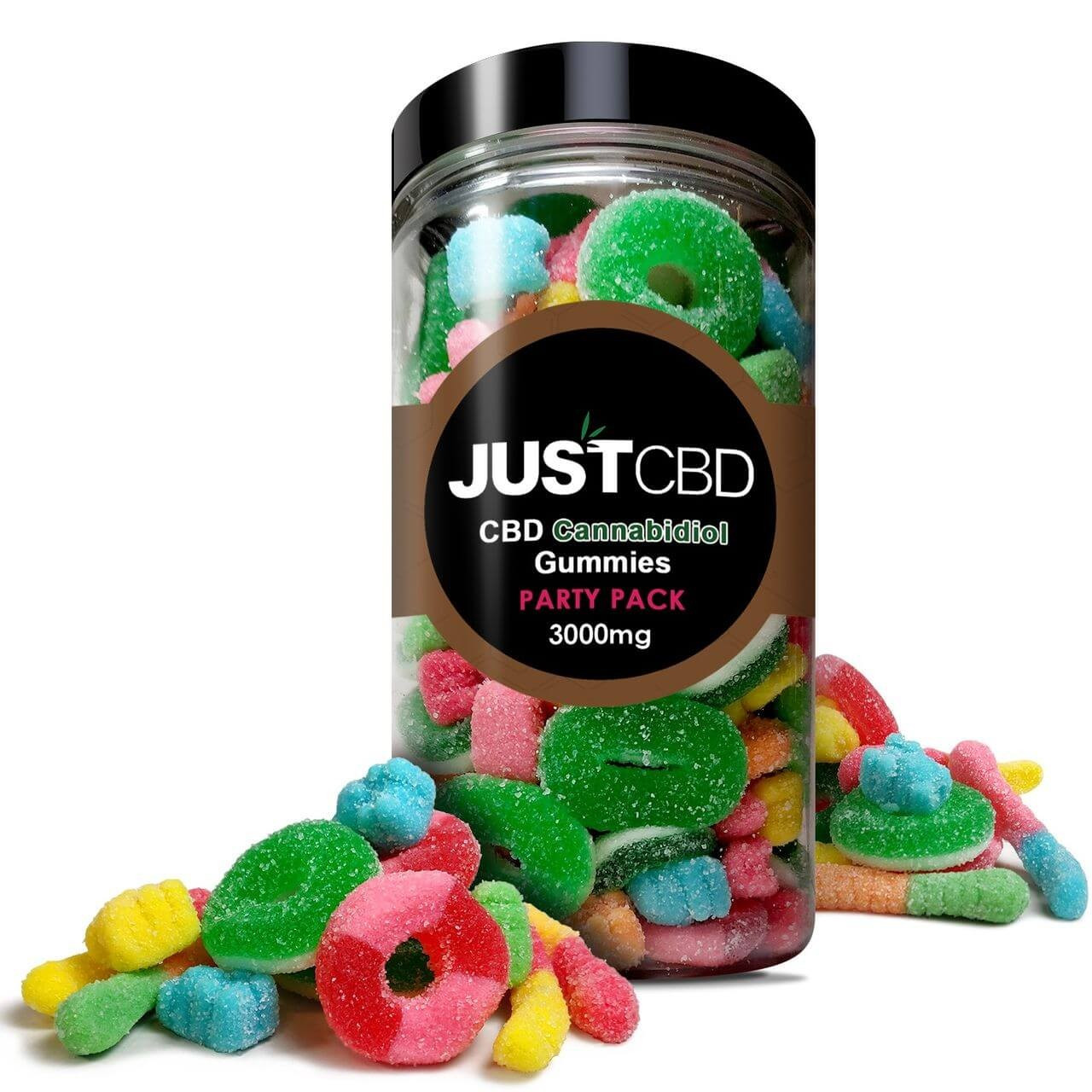 CBD Gummies - Shop 3000mg Party Pack - Buy 3000mg Gummies | Just CBD