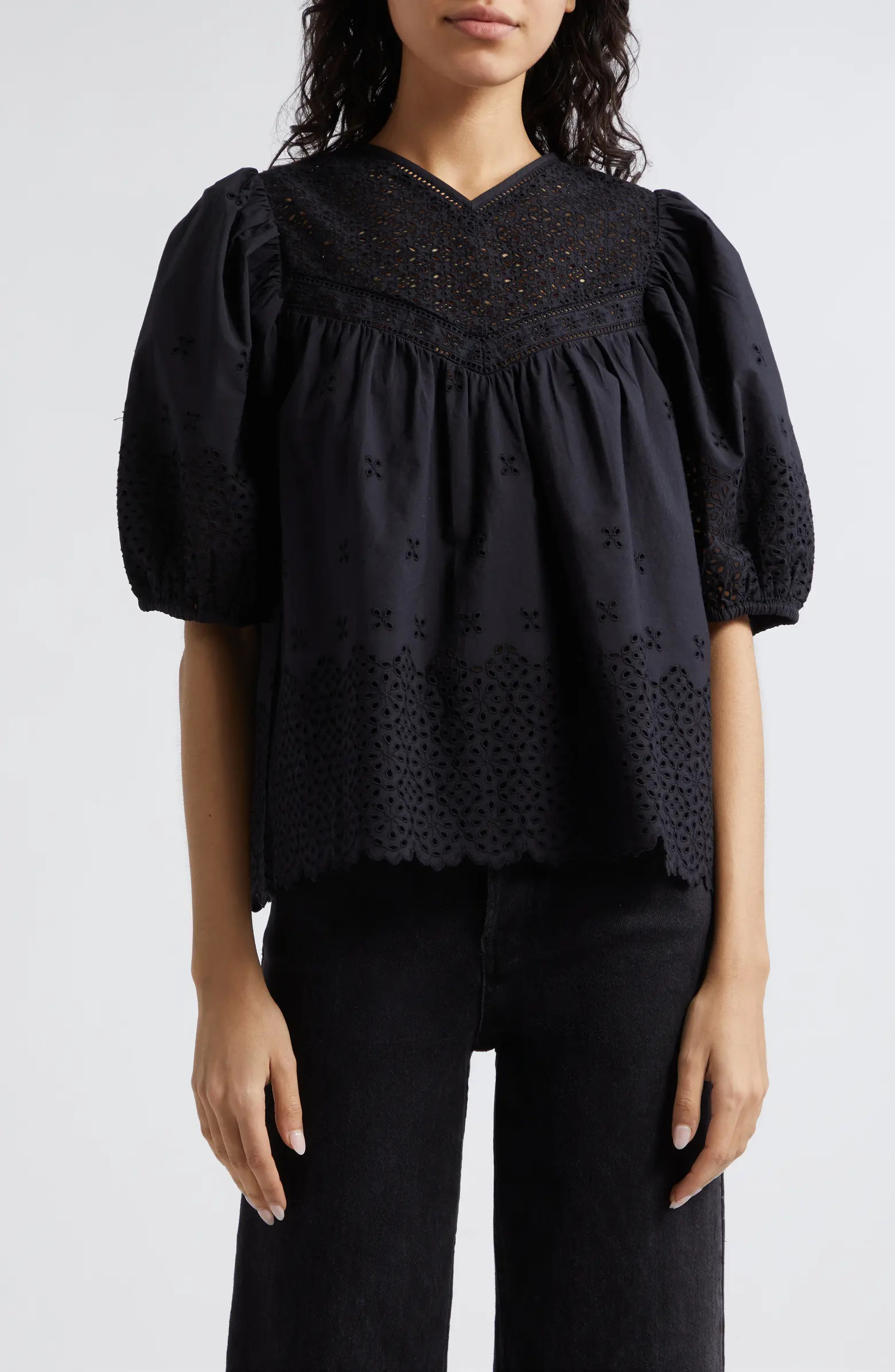 Ulla Johnson Aviana Eyelet Top | Nordstrom | Nordstrom
