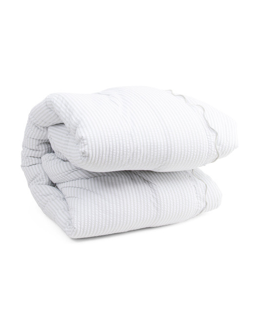 Seersucker Stripe Comforter Set | TJ Maxx
