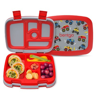 Bentgo Kids' Prints Leak-Proof, 5-Compartment Bento-Style Lunch Box - Trucks | Target