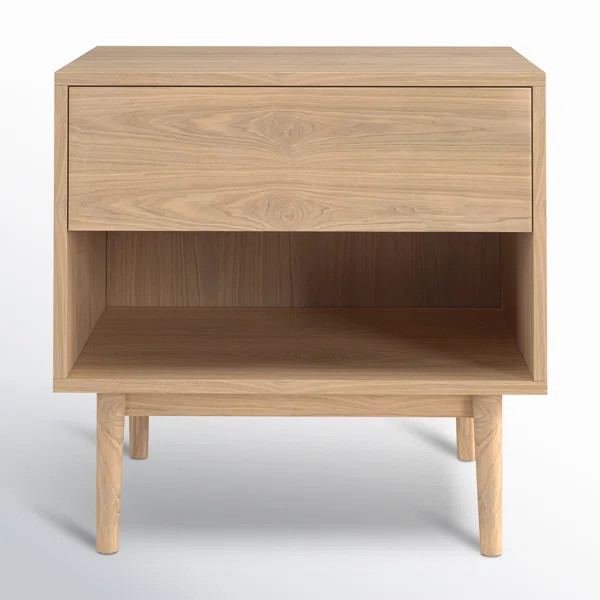 Indra 1 - Drawer Nightstand | AllModern