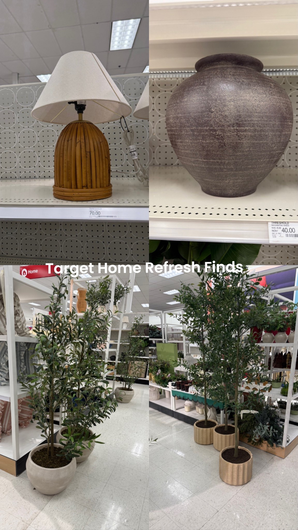 I found some really nice home items in Target today . I added them all to cart! Somehow putting Christmas decor away makes me feel like it’s time for a home refresh is needed. Target, target style, home decor, faux plants, target style, vase mini lamps 

#LTKFindsUnder100 #LTKHome #LTKFindsUnder50