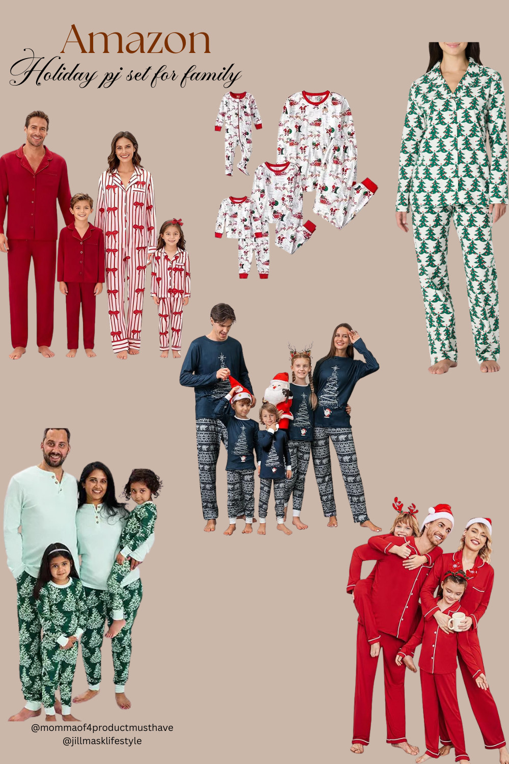 matching pj for the whole family  

 #LTKHoliday #LTKKids #LTKFamily