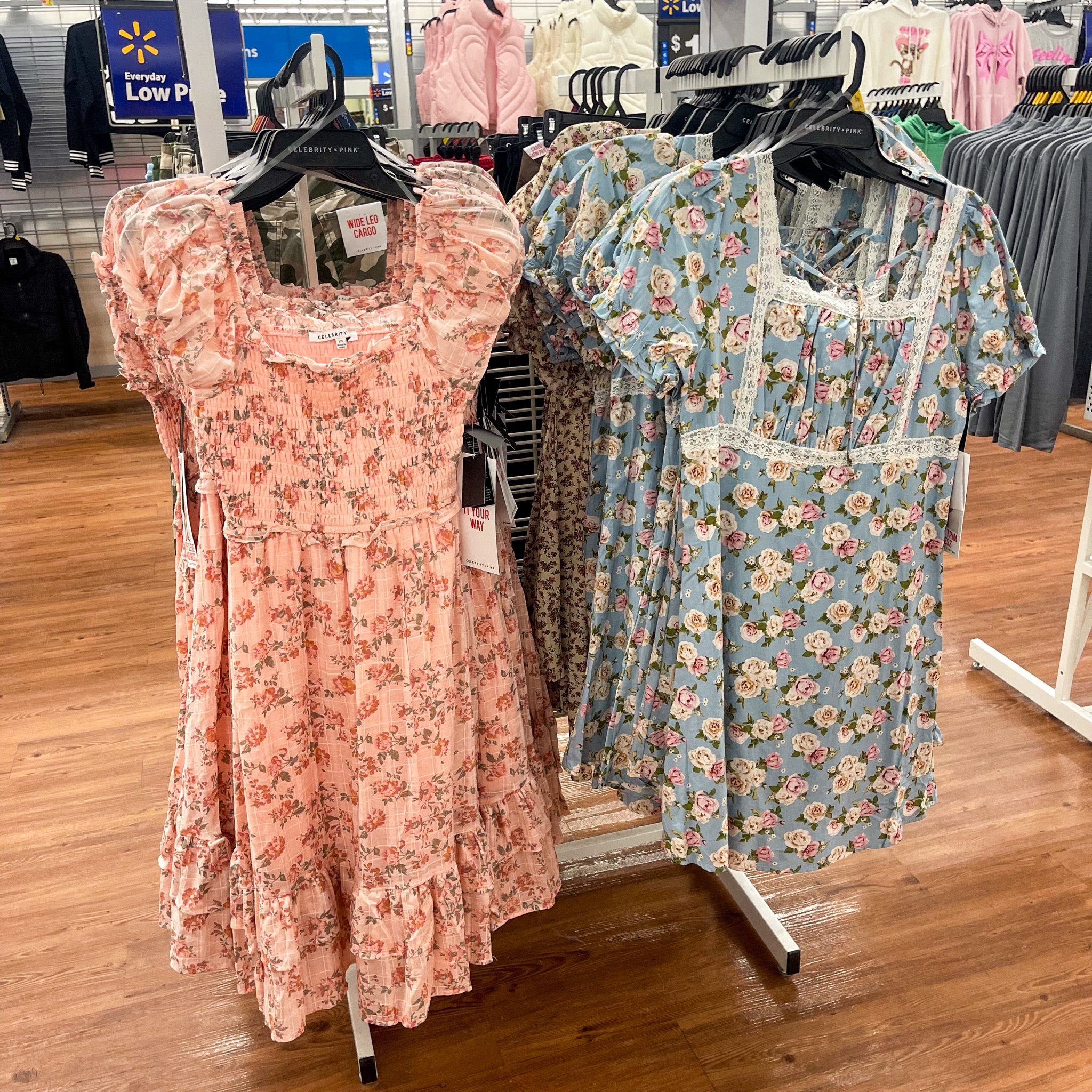 Floral dresses from the Celebrity Pink line at Walmart! These are definitely giving off prairie vibes but look super cute on and make me wish spring wasn’t so far away 🫠

#walmart
#walmartfashion
#celebritypink
#springstyle
#dress

#LTKStyleTip