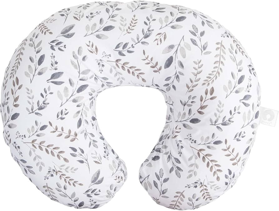 Boppy Nursing Pillow Original Support, Gray Taupe Leaves, Ergonomic Nursing Essentials for Bottle... | Amazon (US)