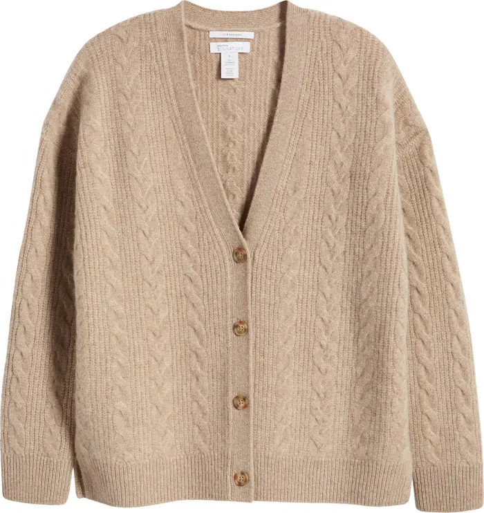 Cashmere Cable Cardigan | Nordstrom