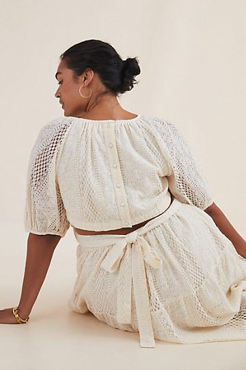 Agneza Lace Maxi Dress | Anthropologie (US)