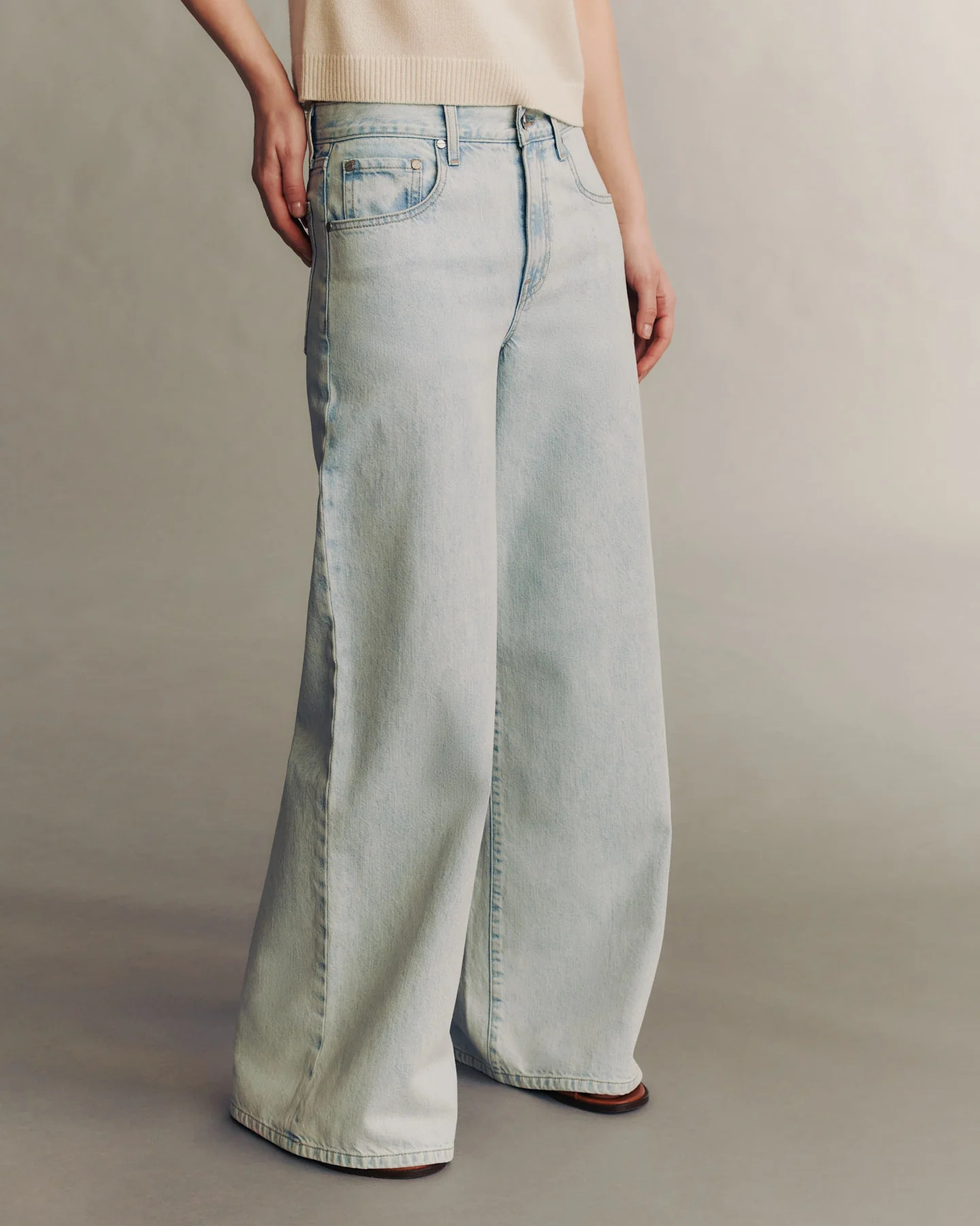 Tiny Dancer Jean in Light Wash Denim | TWP