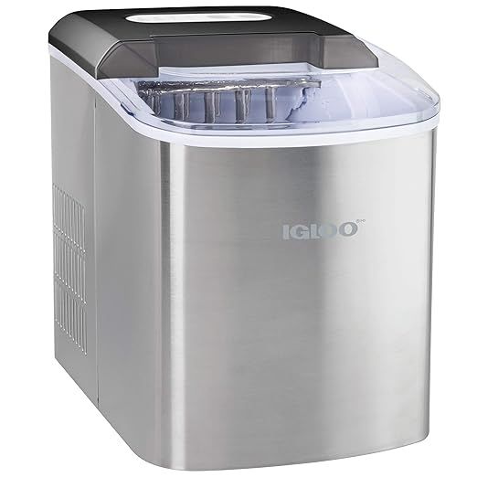 Igloo ICEB26SS Automatic Portable Electric Countertop Ice Maker Machine, 26 Pounds in 24 Hours, 9... | Amazon (US)