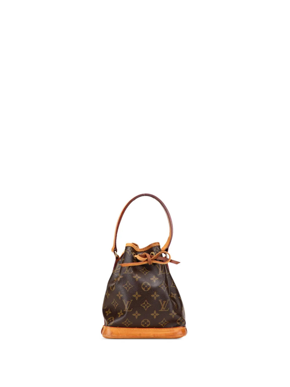 Louis Vuitton Pre-Owned 2004 Monogram Mini Noe bucket bag - Brown | Farfetch Global