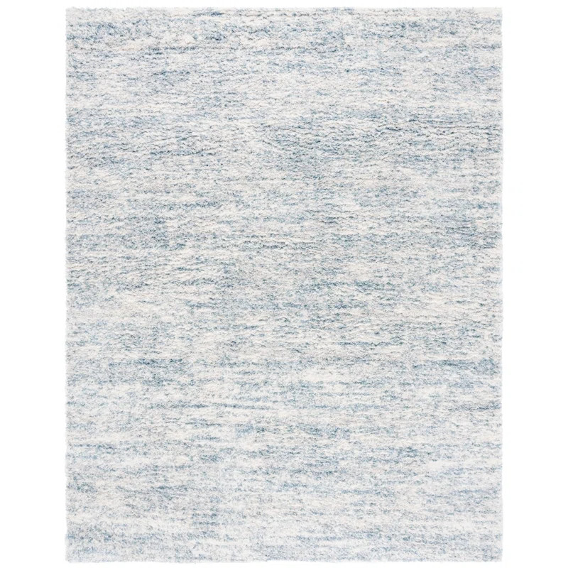 Beachcrest Home Jeremias Berber Shag 563 Area Rug In Ivory / Light Aqua & Reviews | Wayfair | Wayfair North America