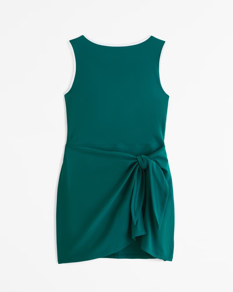 YPB studioFLEX Wrap Slash Mini Dress | Abercrombie & Fitch (US)