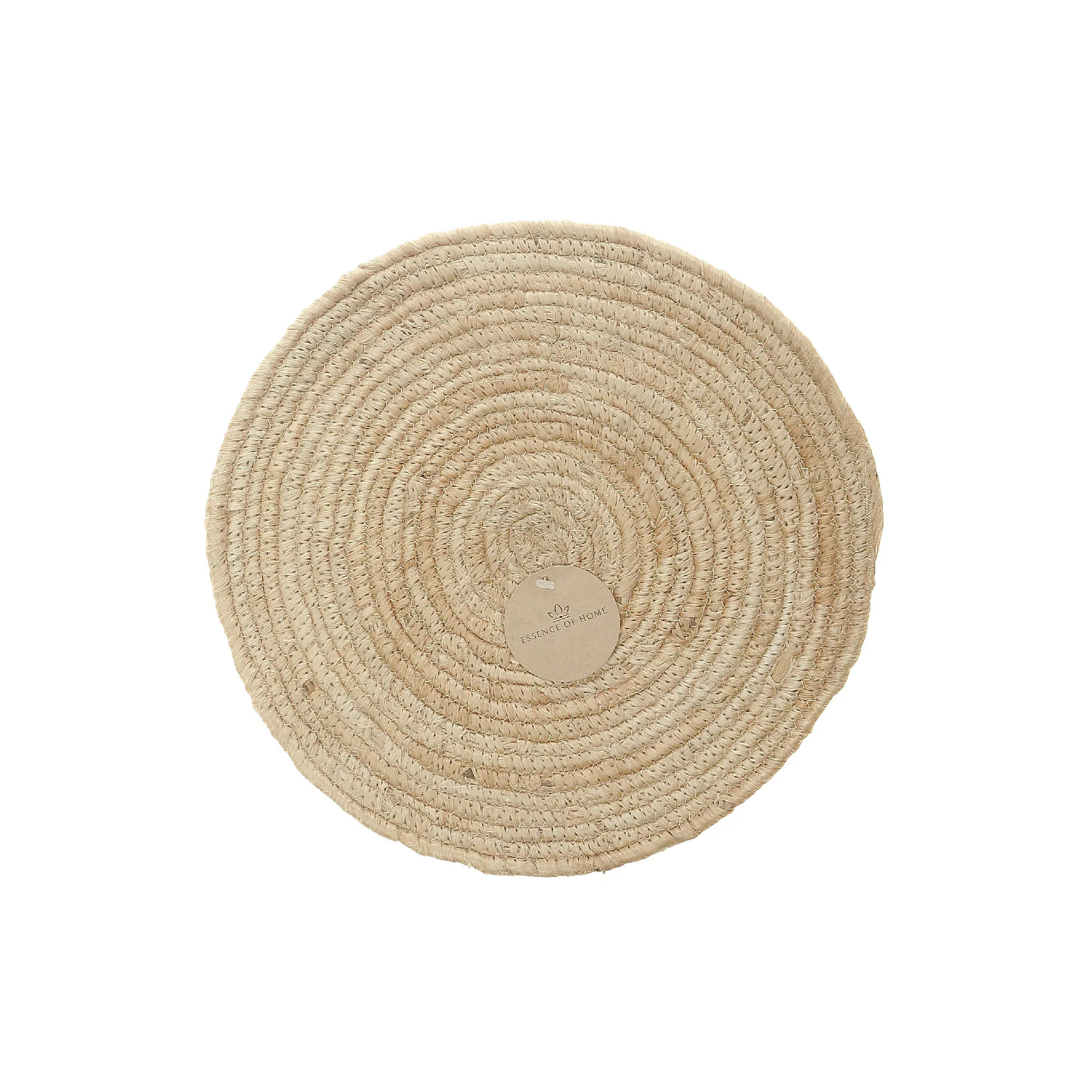 Plain Round Rope Jute Braided Placemat 14 X 14 - Set of 12 | Bed Bath & Beyond