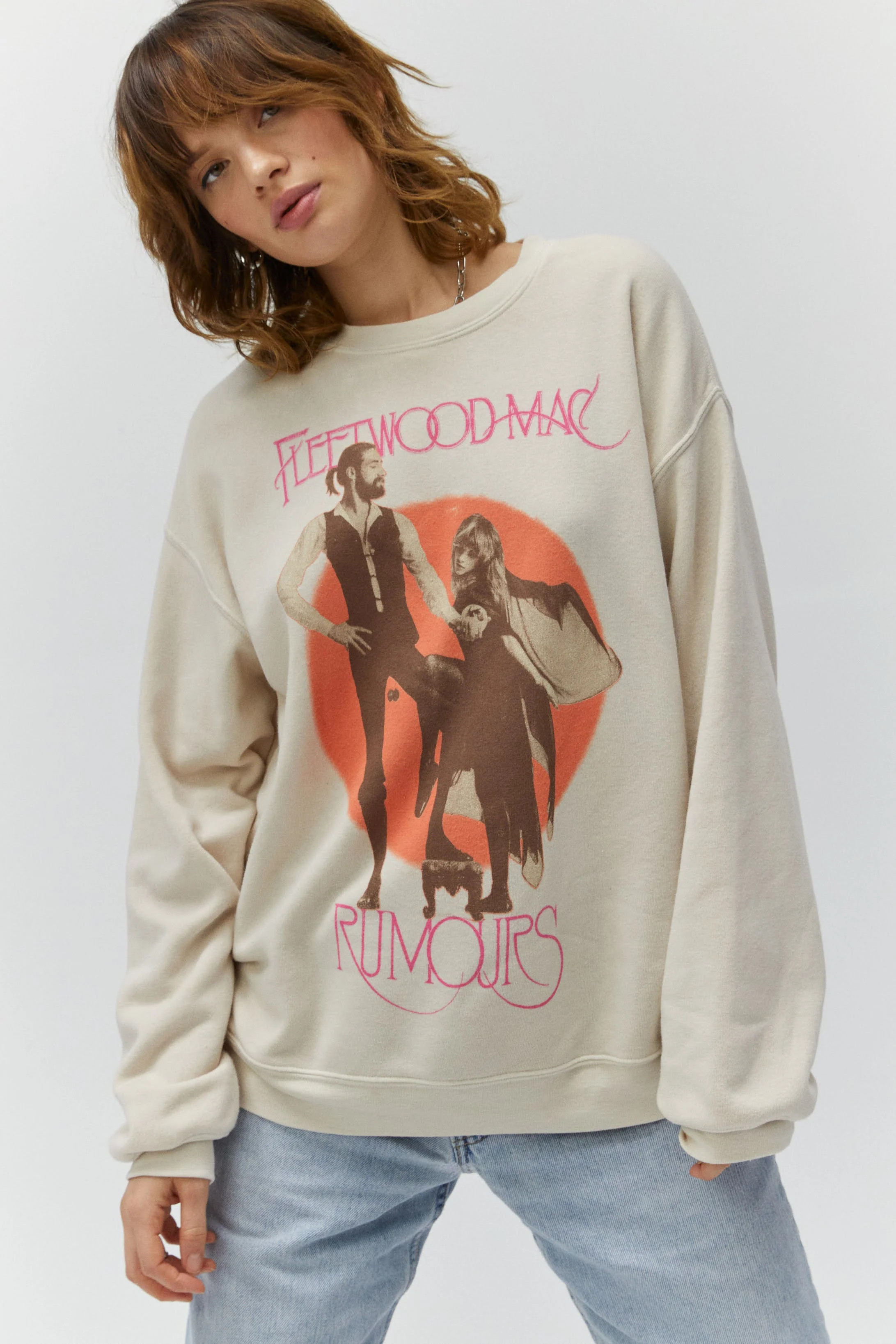 Fleetwood Mac Rumours BF Crew In Dirty White | Daydreamer