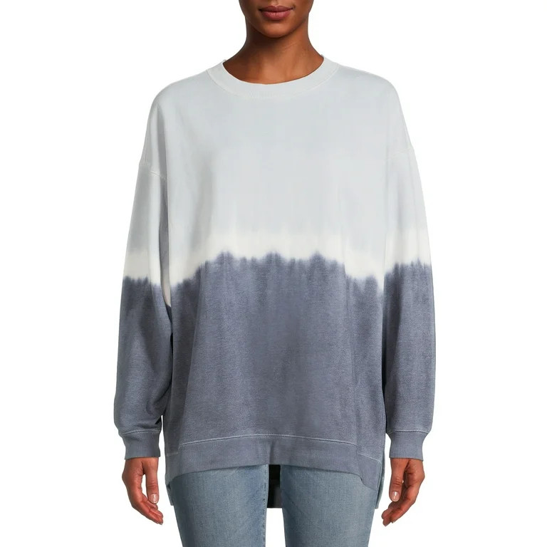 Time and Tru Women's Crewneck Tunic Sweatshirt | Walmart (US)