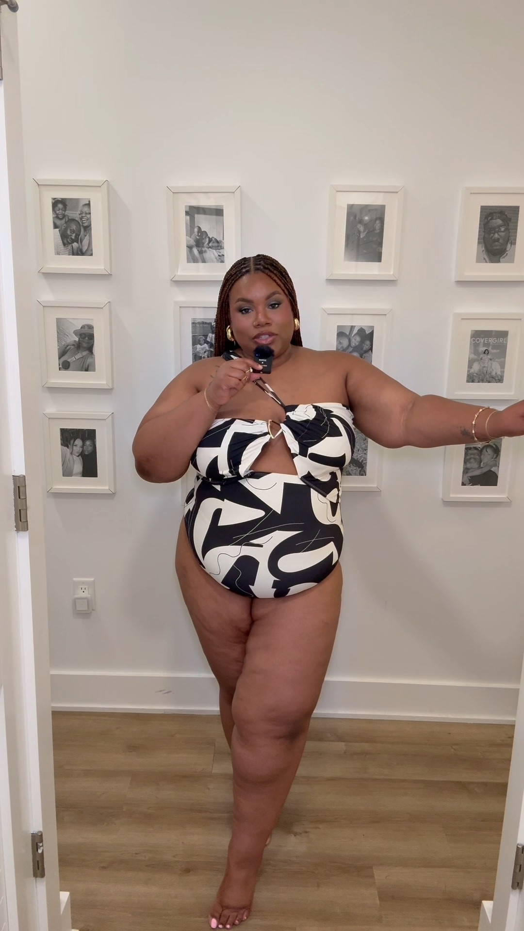 Plus size swimwear from Eloquii. I’m loving these trendy pieces they look so good! 

I’m a size 18/20 in everything. I’m 5’5 for reference. #plussizeswim #curvyswim 

#LTKPlusSize #LTKFindsUnder100 #LTKSwim