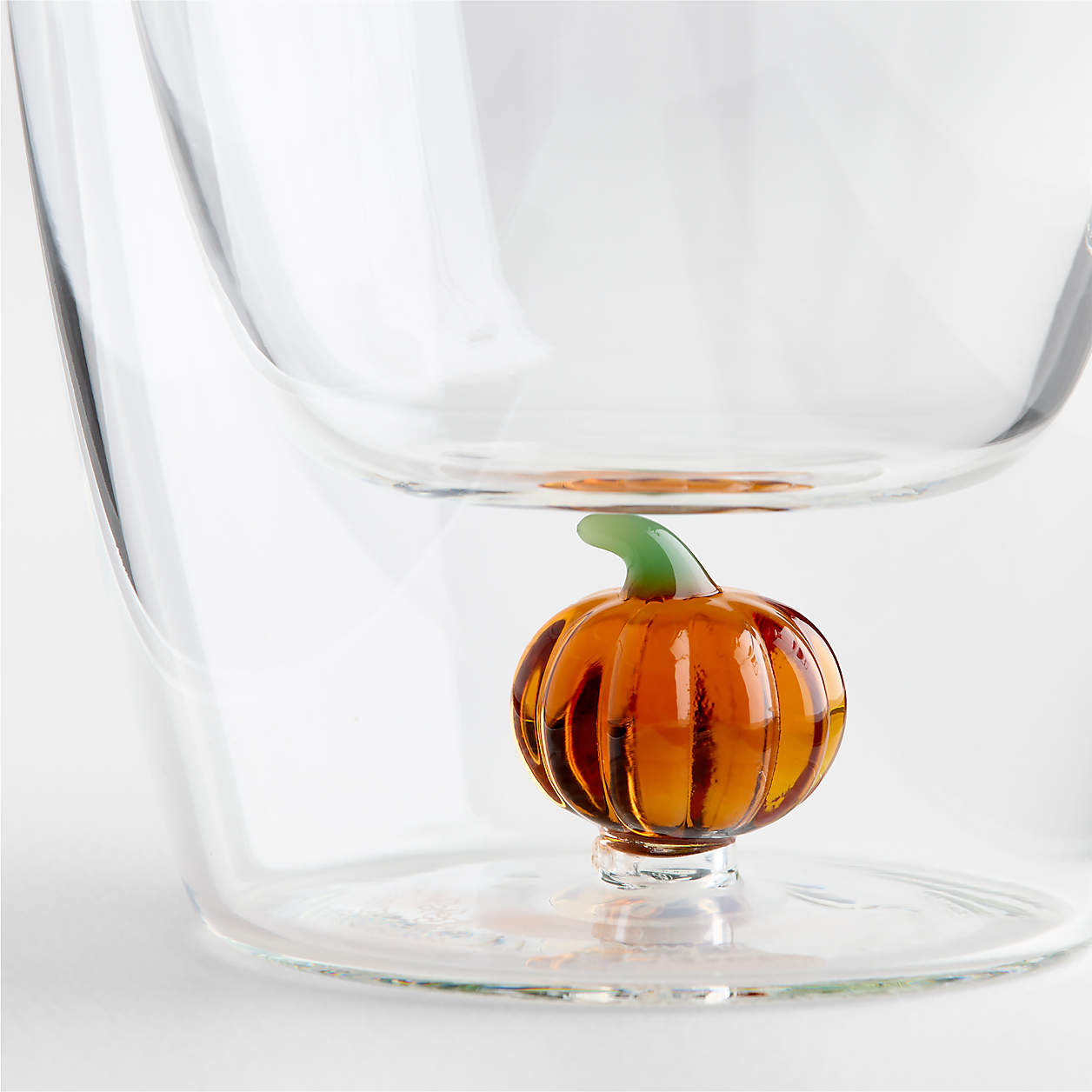Bodum 10-oz. Pumpkin Icon Double Wall Bistro Mug | Crate & Barrel | Crate & Barrel