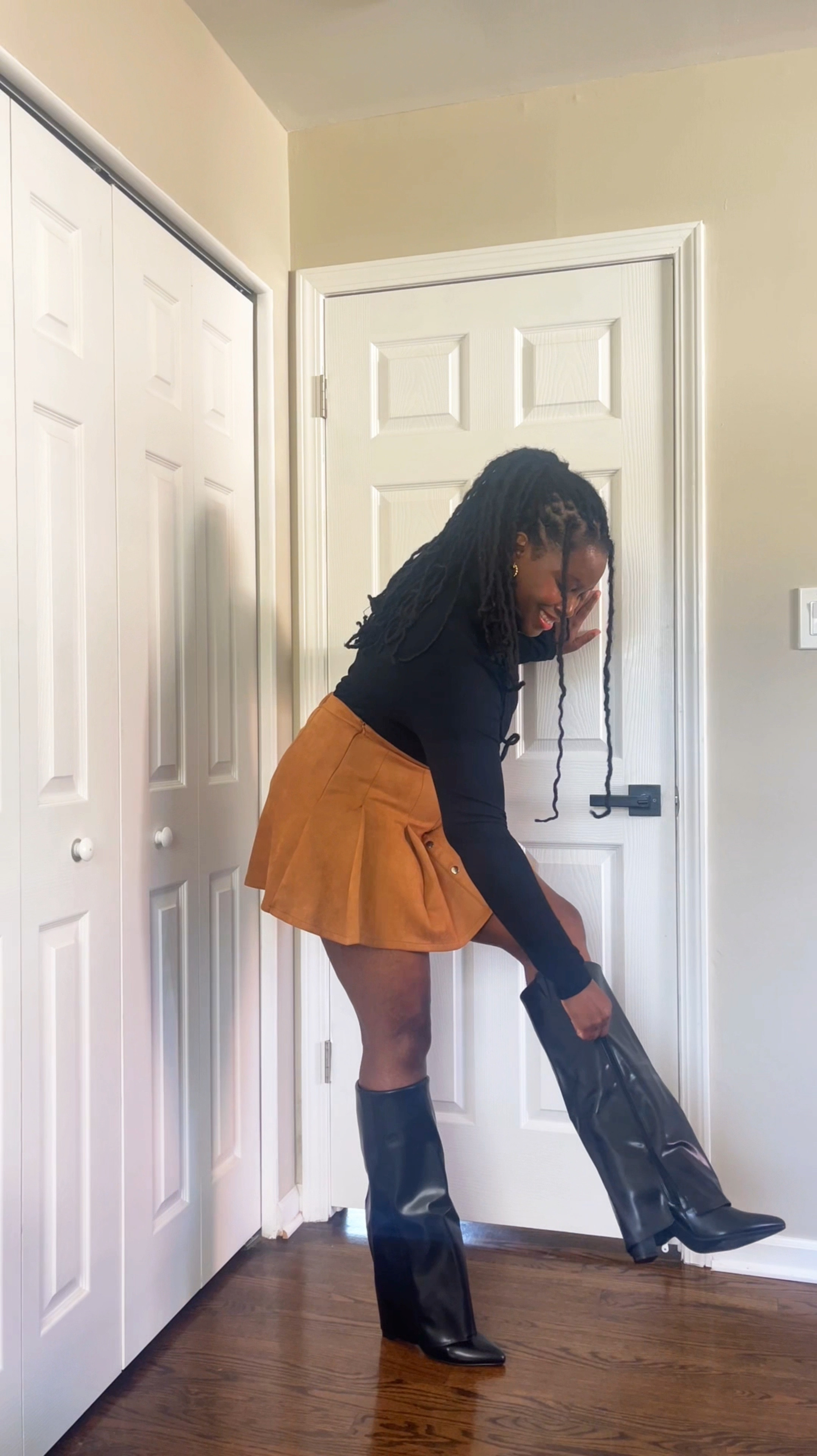 I’m loving a fold over boot. Can’t wait to style more outfits with them.

#LTKMidsize #LTKShoeCrush #LTKFindsUnder100