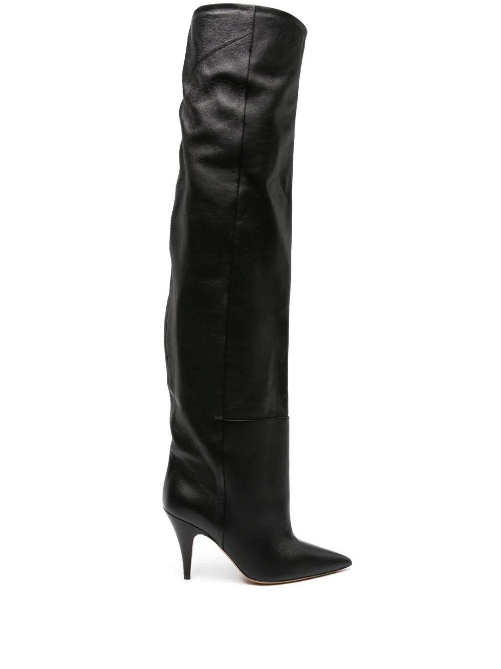 KHAITE River 90mm knee boots - Black | Farfetch Global