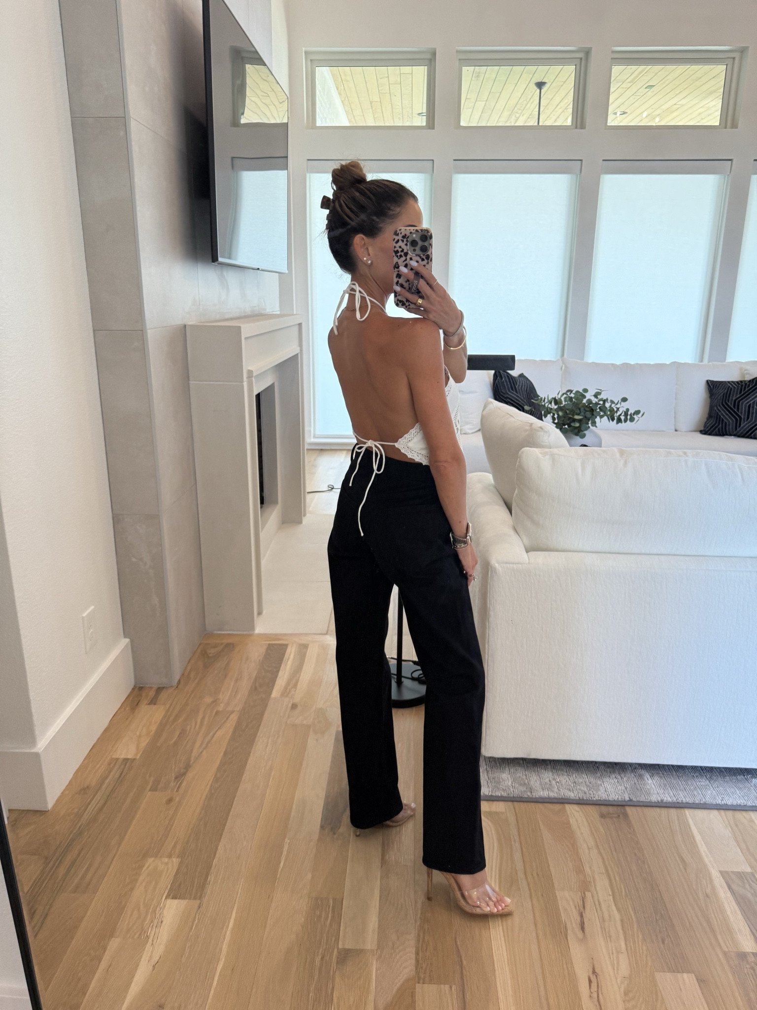 Apron style top I love on sale size xxs jeans size 23s petite friendly spring outfit resort top 

#LTKootd #LTKPetite #LTKSaleAlert