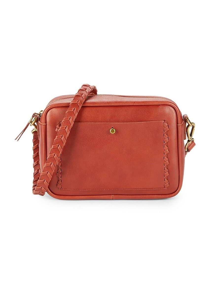 Madewell Women's Large Leather Camera Crossbody Bag - Faded Rust | Saks Fifth Avenue OFF 5TH