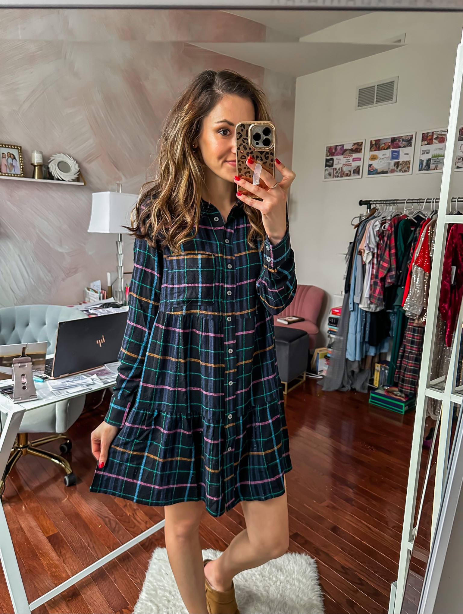 Plaid dress on sale for $18!!! 🥳 thanksgiving outfit idea 

#LTKCyberweek #LTKsalealert #LTKunder50