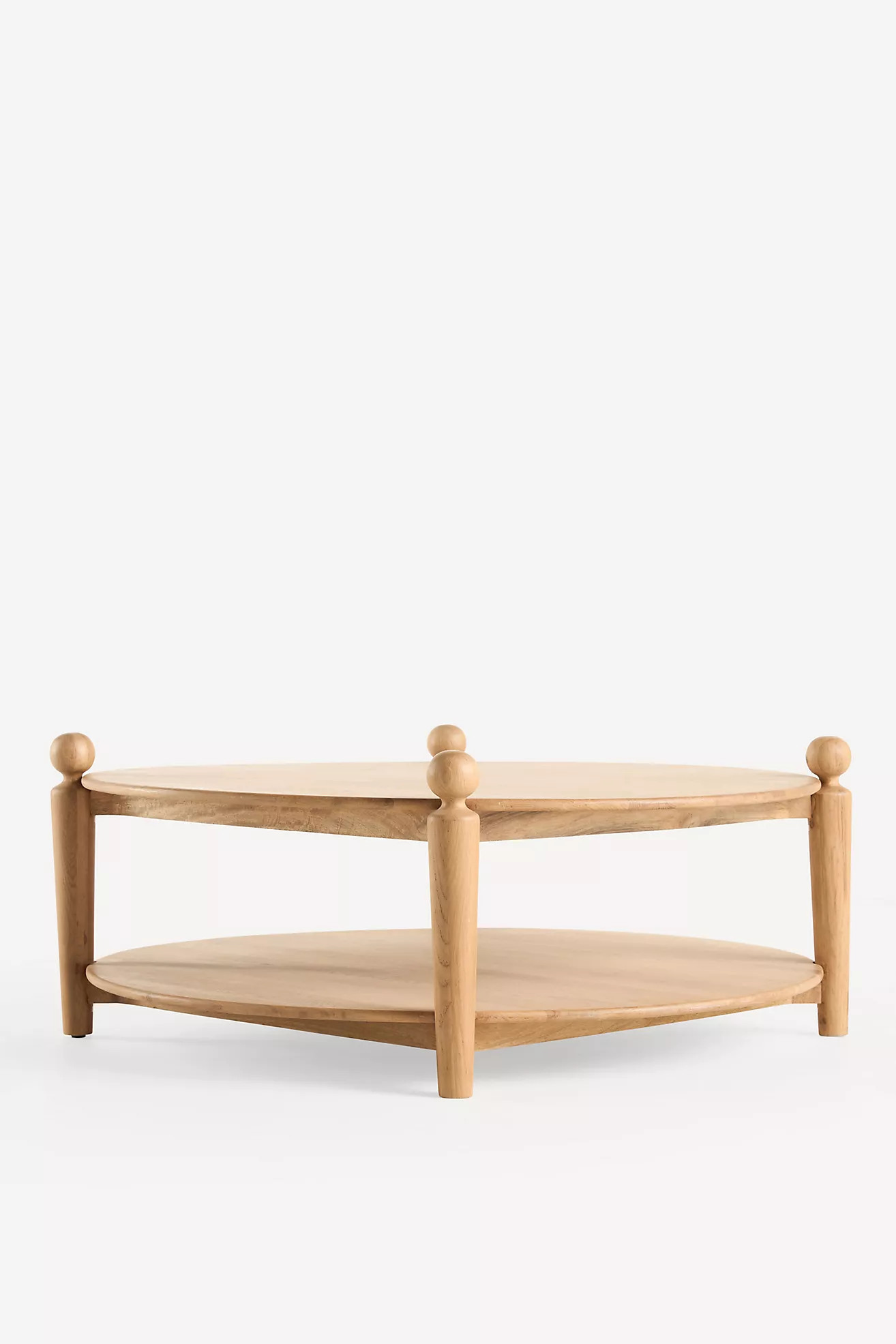 Roma Oak Round Coffee Table | Anthropologie (US)