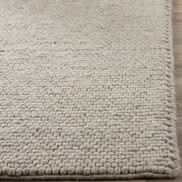 SAFAVIEH Natura Gerta Handmade Wool Area Rug - 9' x 12' - Silver | Bed Bath & Beyond