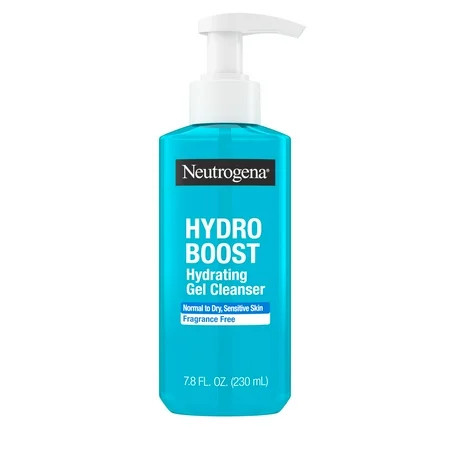Neutrogena Hydro Boost Hyaluronic Acid Gel Facial Cleanser and Face Wash, Fragrance-Free, 7.8 oz | Walmart (US)