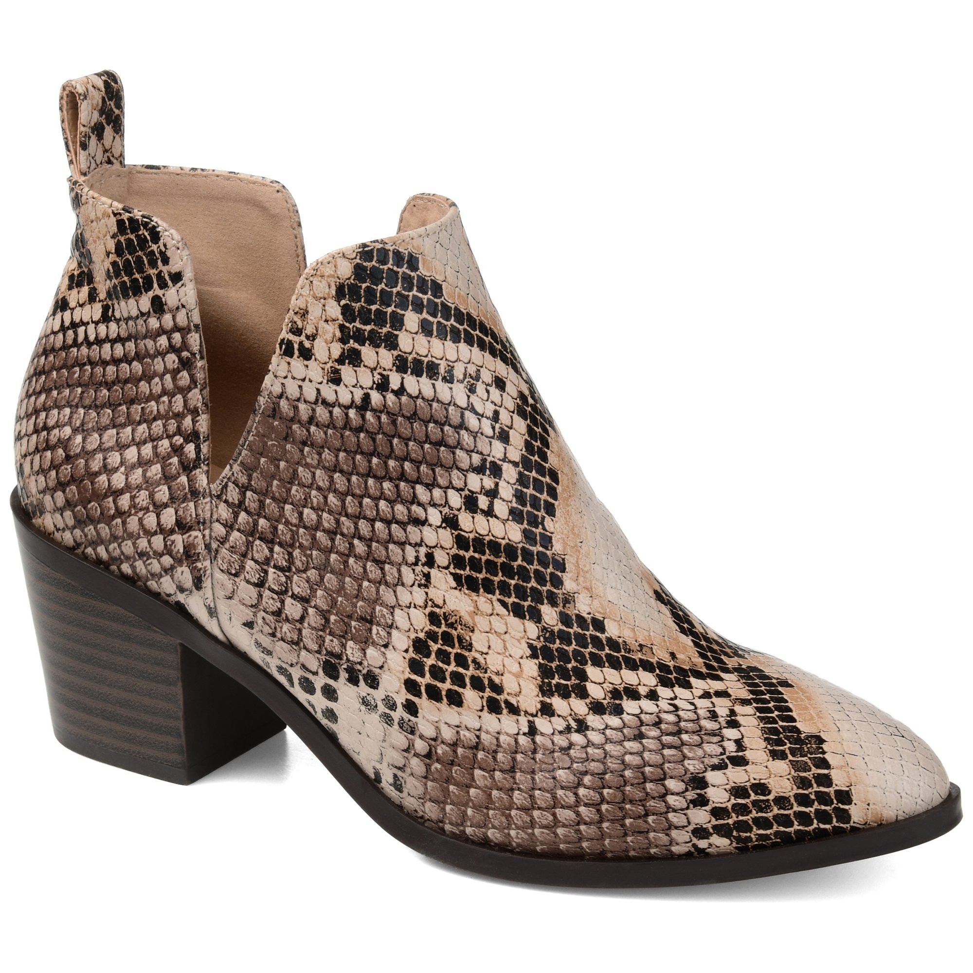 Brinley Co. Womens Deep Side V Classic Bootie | Walmart (US)