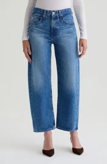 AG Hattie High Waist Barrel Leg Jeans in Candid at Nordstrom Rack, Size 32 | Nordstrom Rack
