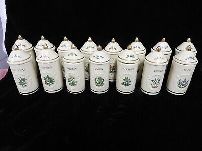 Individual Lenox Spice Garden Fine Porcelain Spice Bottle / Jar - Vintage 1992  | eBay | eBay US