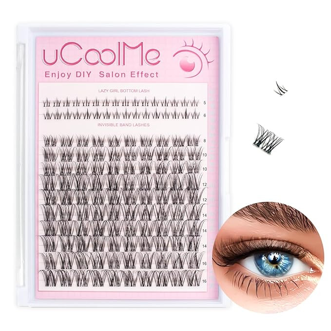 Venus Lash Clusters 5-16mm False Eyelashes Clusters - Eyelash Clusters Natural Lashes DIY Lash Ex... | Amazon (US)